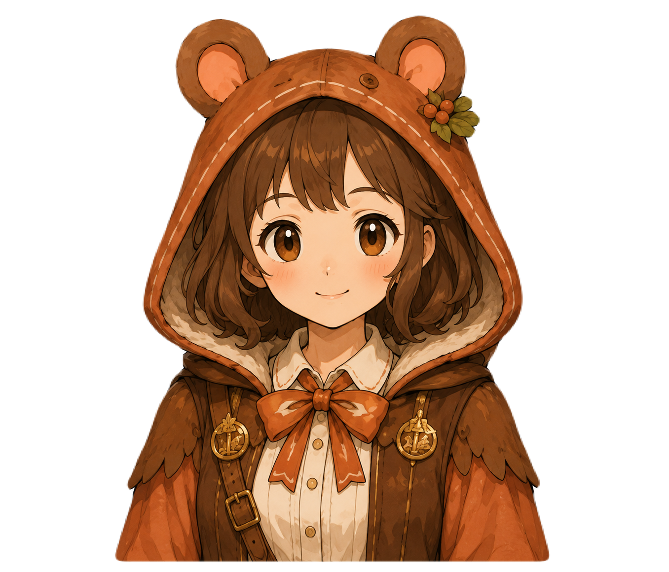 ミア、リスのフードをまとったことばのガイド